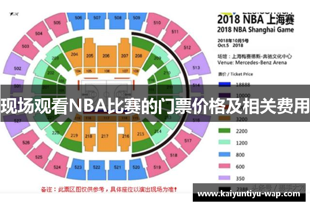 现场观看NBA比赛的门票价格及相关费用